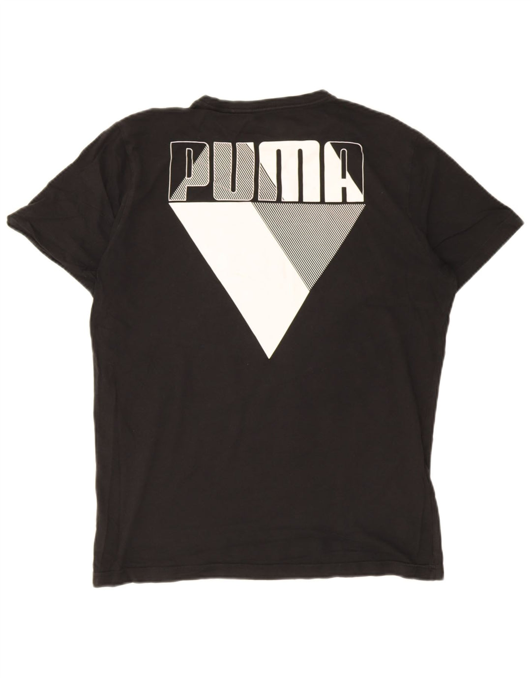 Puma Mens Graphic T-Shirt Top Medium Black
