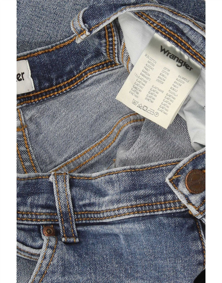 Wrangler Mens Texas Straight Jeans W38 L32 Blue Cotton