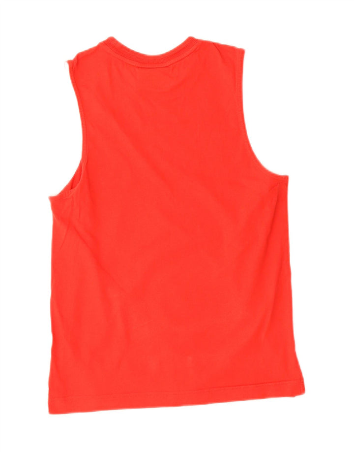LOTTO Womens Vest Top UK 10 Small Red Vintage Lotto and Second-Hand Lotto from Messina Hembry 