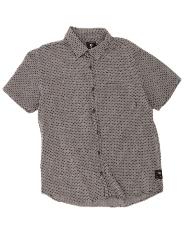 Billabong Herren Kurzarmhemd Small Grey Spotted