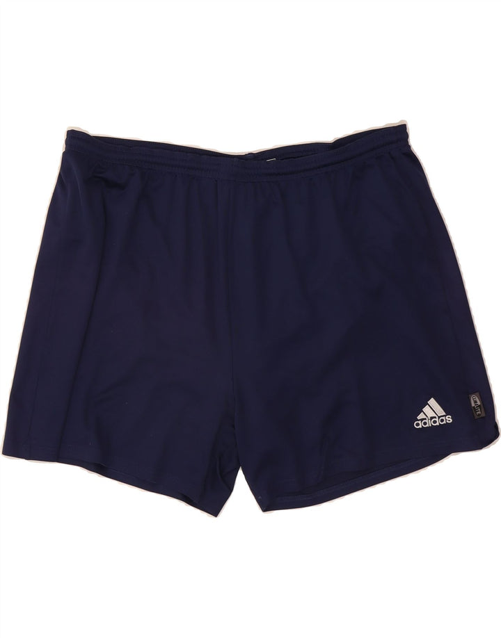 ADIDAS Mens Climalite Sport Shorts 2XL  Navy Blue Vintage Adidas and Second-Hand Adidas from Messina Hembry 