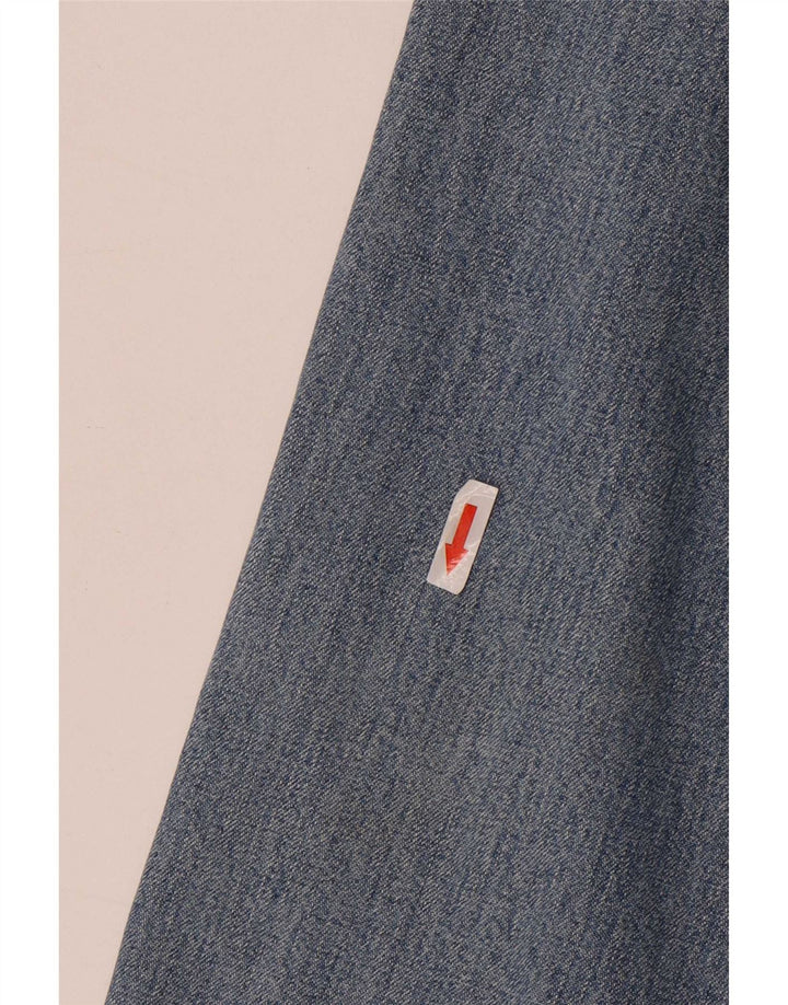 Lee Mens Cargo Dungarees Jeans W32 L30 Blue Cotton
