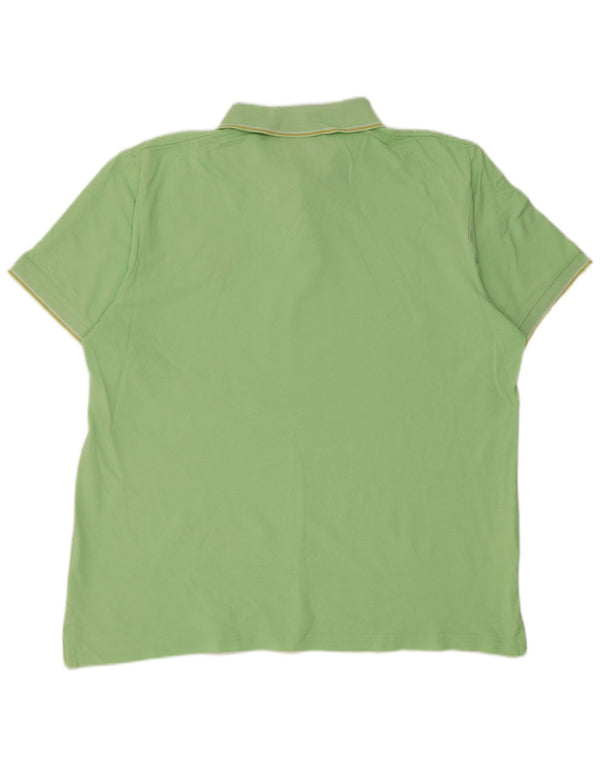 Guru Herren Kurzarm-Poloshirt 3XL, grüne Baumwolle