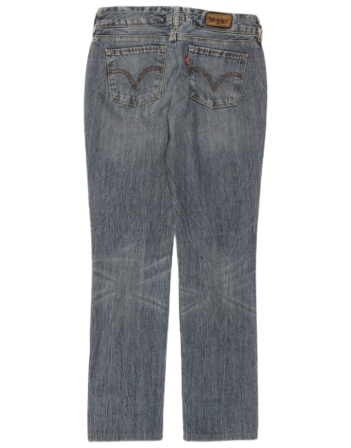 Levi's Womens 571 Slim Jeans W29 L30 Blue Cotton