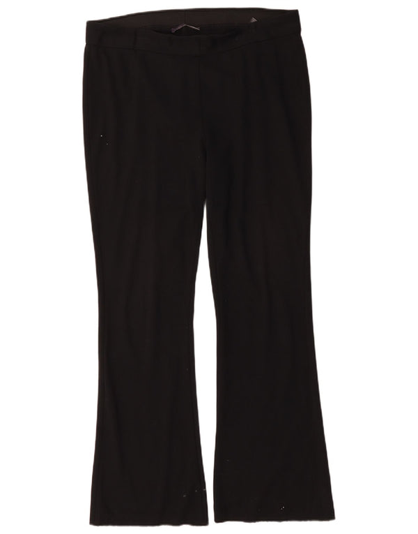 Marks & Spencer Damen Bootcut Freizeithose UK 16 Large W36 L31 Schwarz