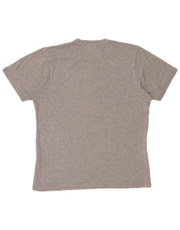 Helly Hansen Mens Graphic T-Shirt Top XL Grey Cotton