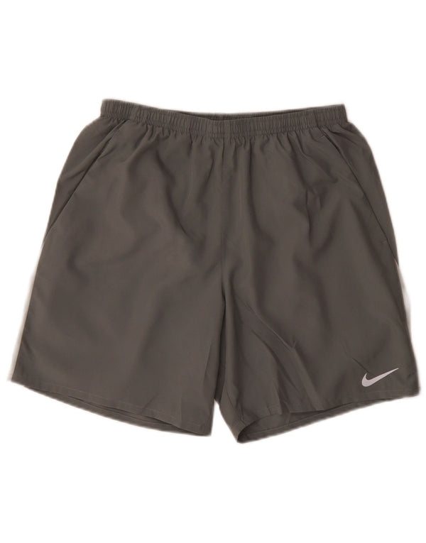 Nike Mens Dri Fit Sport Shorts Medium Grey Colourblock Polyester