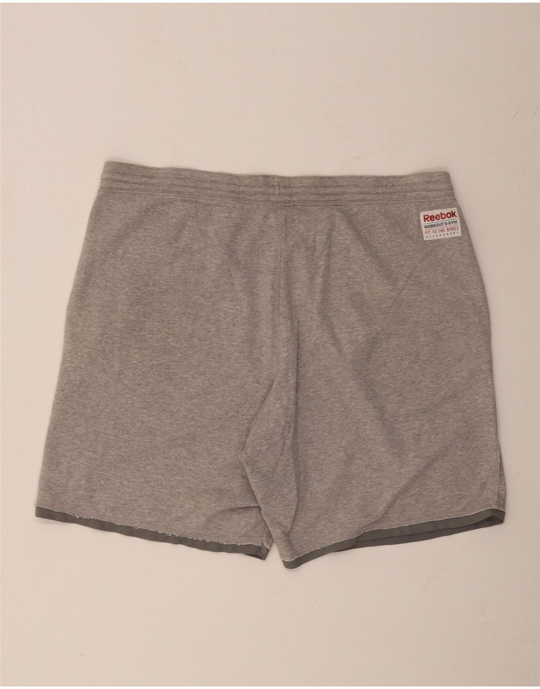 Reebok Mens Graphic Sport Shorts XL Grey Cotton
