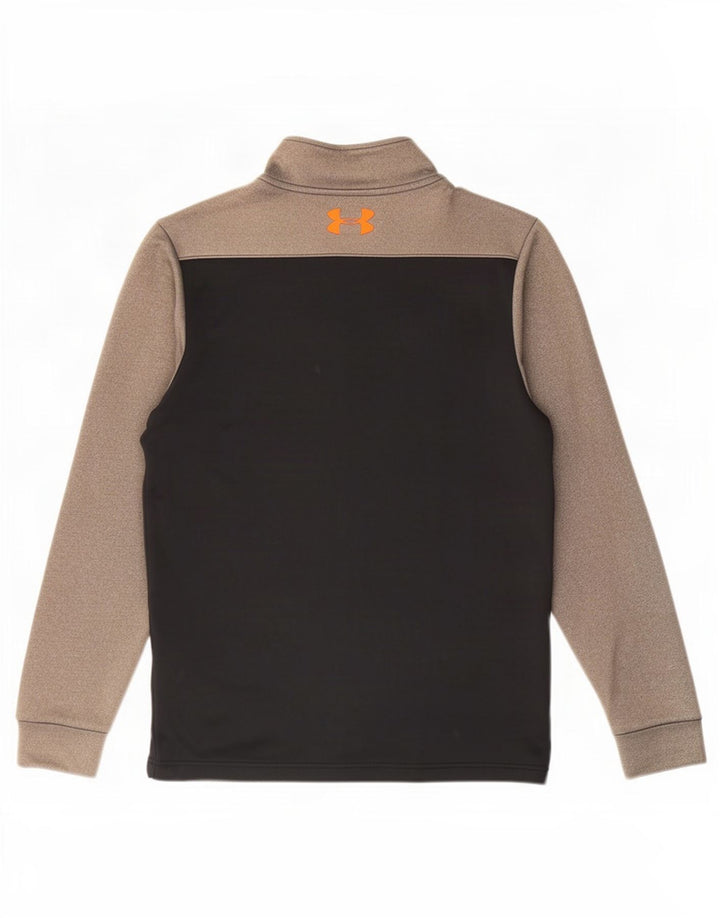 Ανδρική φόρμα πουλόβερ με φερμουάρ Under Armour Top Small Black Colourblock