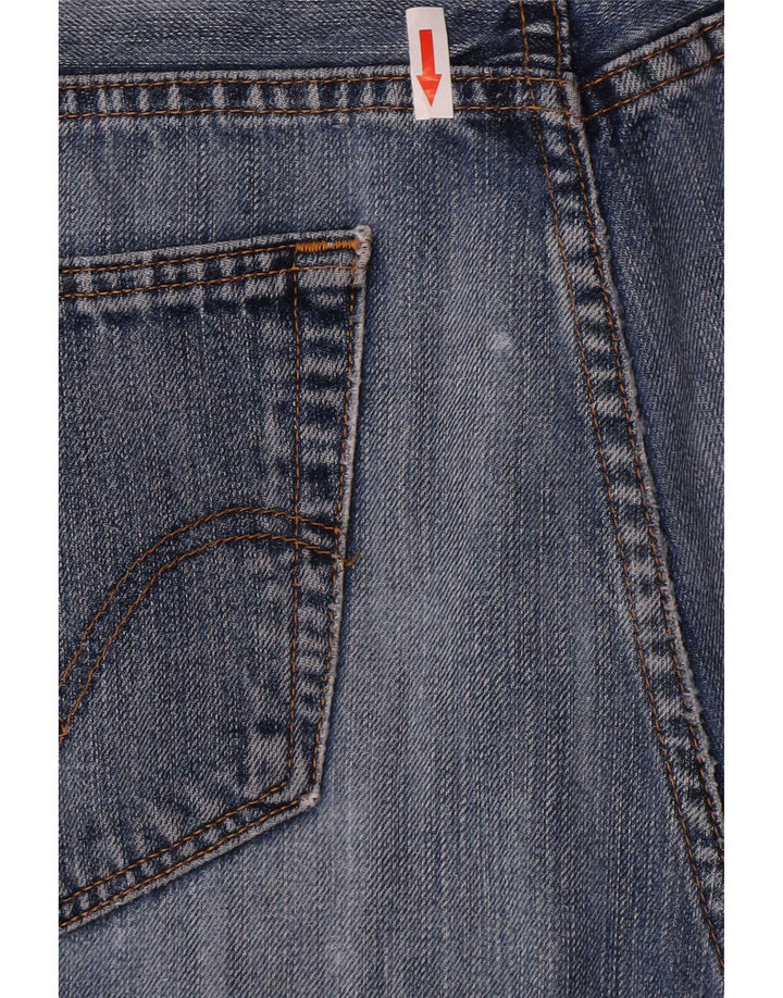 Levi's herre cropped straight jeans W38 L26 blå bomuld