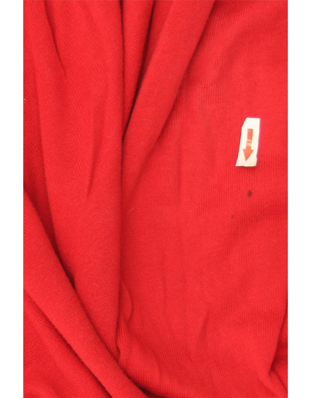 Tommy Hilfiger Mens V-Neck Jumper Sweater Small Red