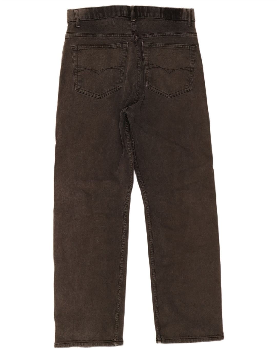 Marks & Spencer Mens Blue Harbour Straight Jeans W32 L29 Grey Cotton