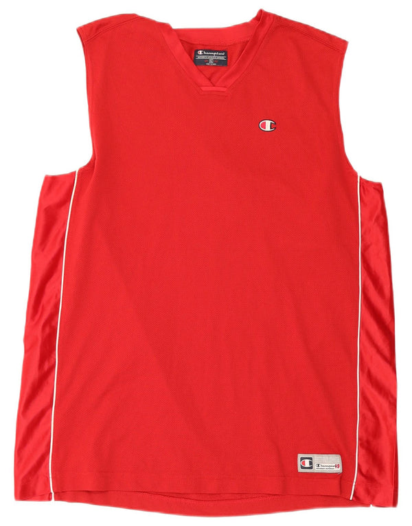 Champion Herren Weste Top XL Rot Polyester