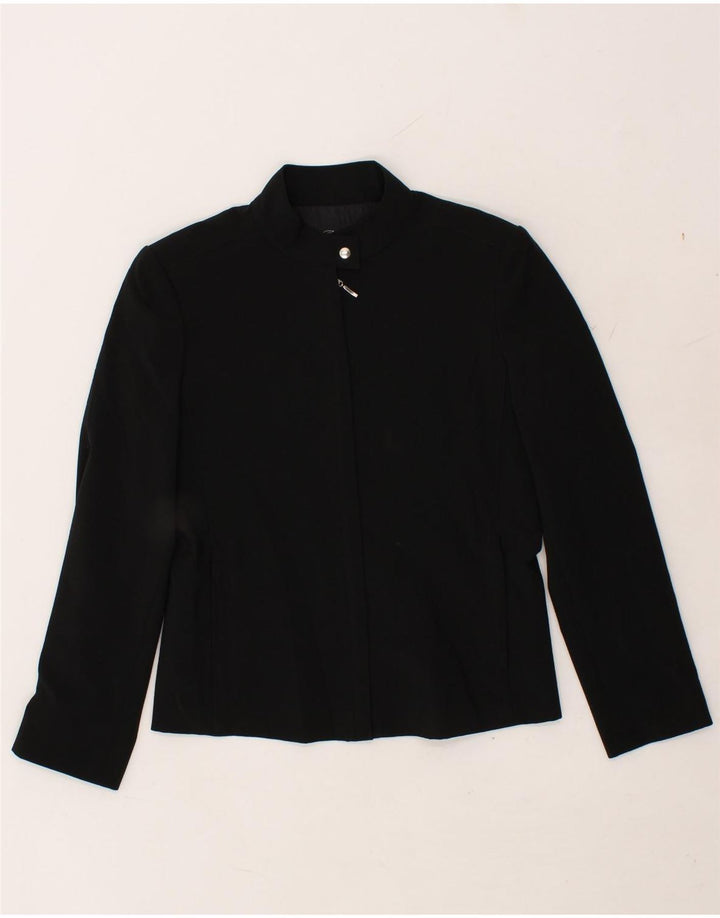 SUPERIOR Womens Bomber Jacket IT 40 Medium Black Polyester Vintage Superior and Second-Hand Superior from Messina Hembry 