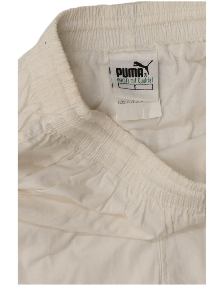 Puma Womens Sport Shorts UK 10 Small White