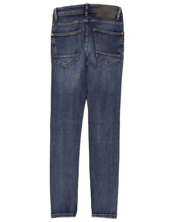 Blugi skinny pentru bărbați Zara EU 36 XS W28 L29 Bumbac albastru