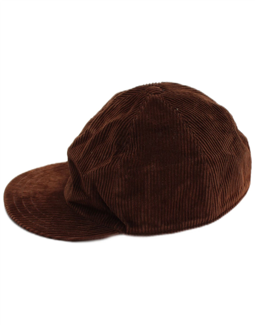 BARBISIO Mens Corduroy Baseball Cap Large Brown Cotton Classic