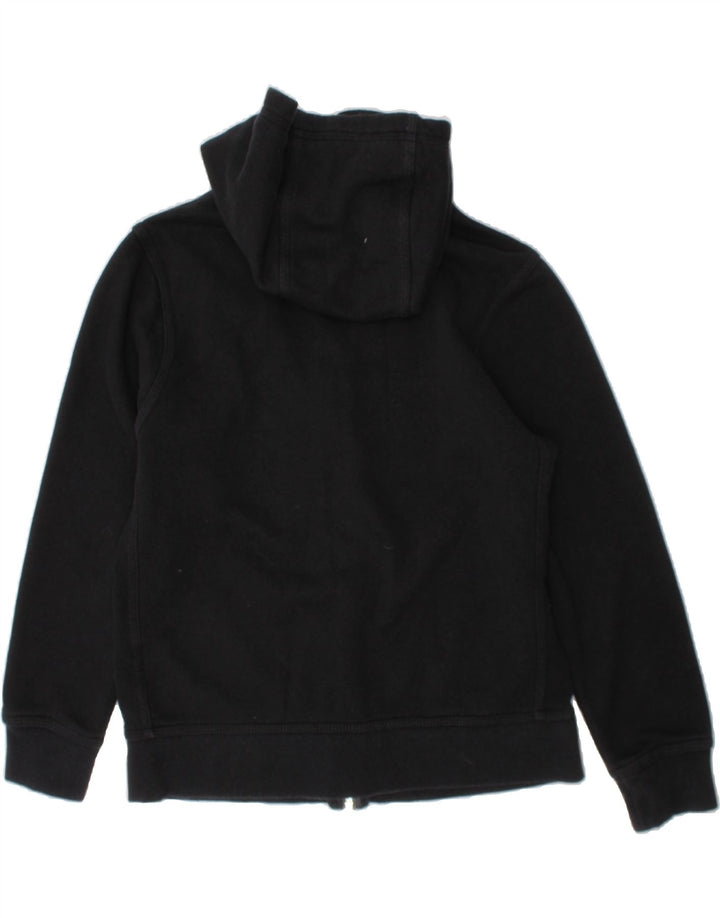 NIKE Boys Zip Hoodie Sweater 10-11 Years Medium Black Cotton Vintage Nike and Second-Hand Nike from Messina Hembry 