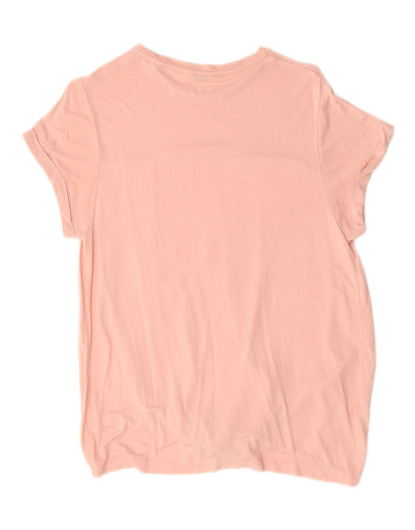 T-shirt oversize da donna Jack Wills Top UK 10 piccola viscosa rosa