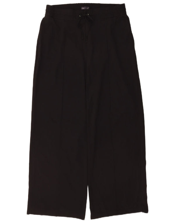 Женские широкие брюки Marks & Spencer UK 16, большие W34 L32, черные