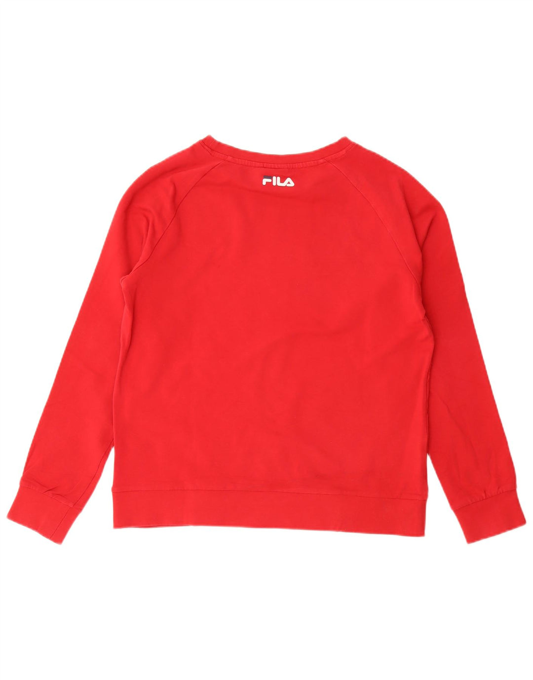 Fila Mens Graphic Sweatshirt Jumper Medium Red Cotton