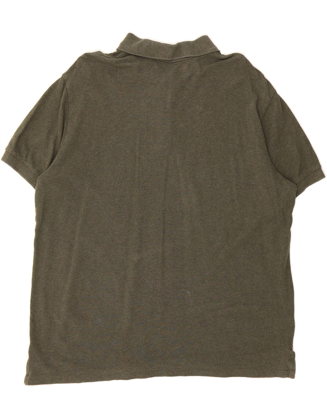 EDDIE BAUER Mens Polo Shirt XL Khaki Cotton Vintage Eddie Bauer and Second-Hand Eddie Bauer from Messina Hembry 