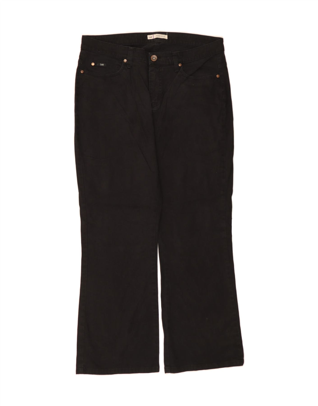LEE Womens Slender Secret Bootcut Casual Trousers W36 L29 Black Vintage Lee and Second-Hand Lee from Messina Hembry 