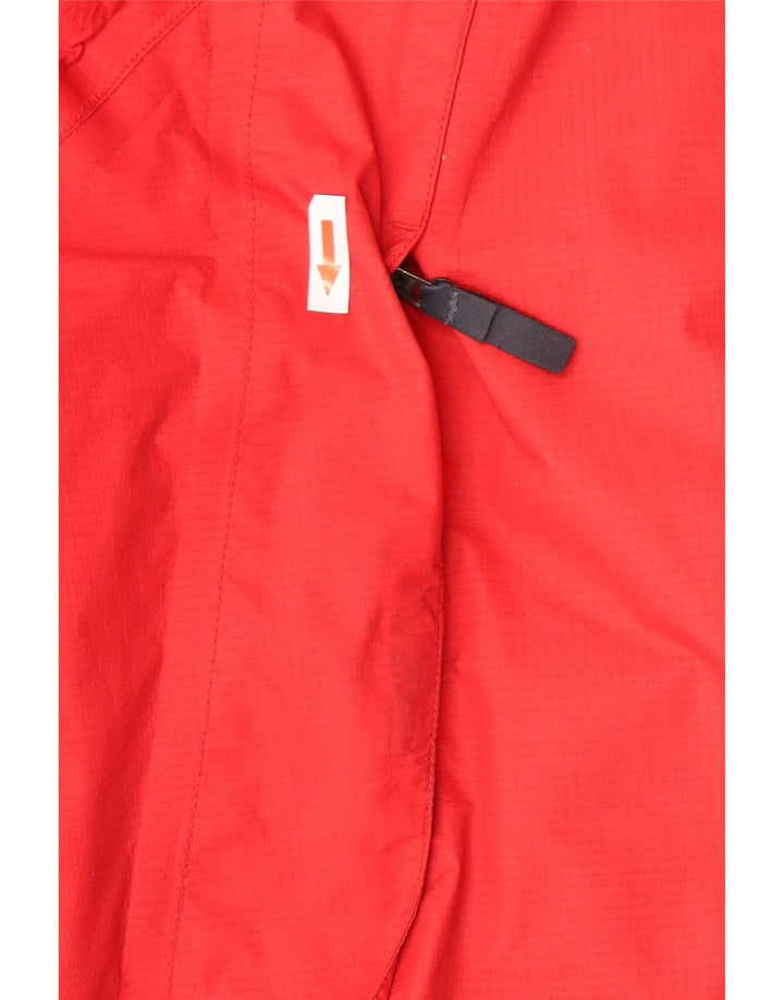 Berghaus Mens Hooded Rain Jacket UK 38 Medium Red Nylon
