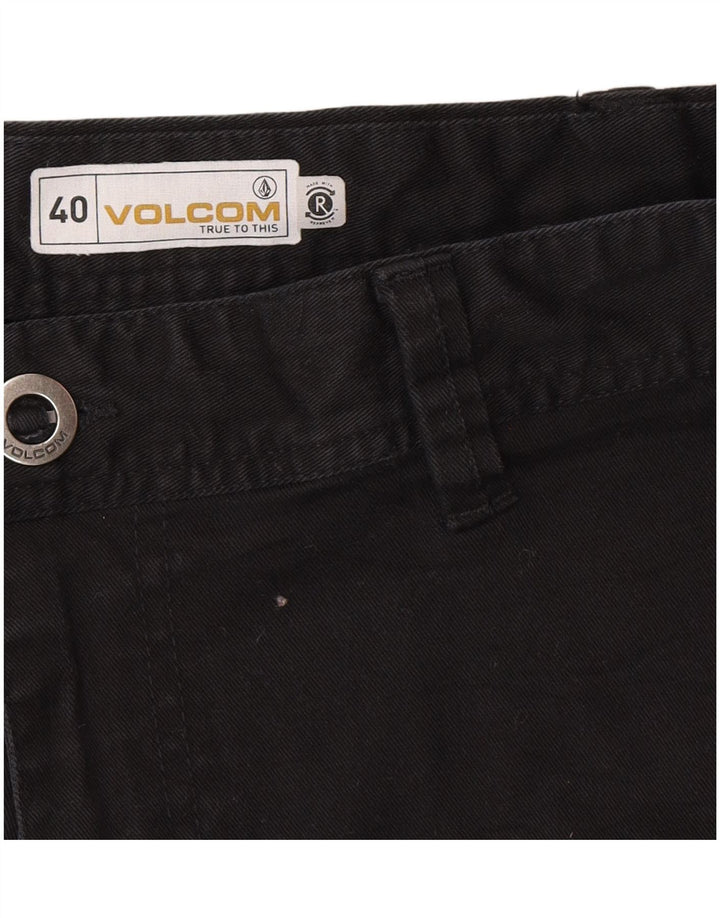 Volcom Herren Chino Shorts W40 XL Schwarz Baumwolle