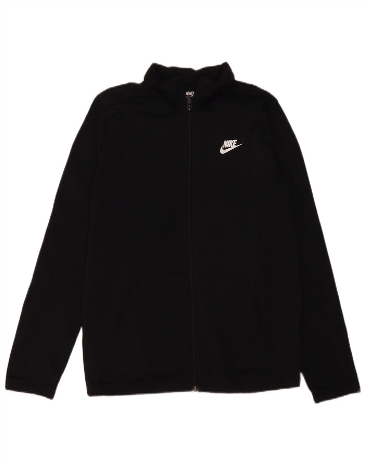 Nike Boys træningsdragt topjakke 13-14 år XL Sort polyester