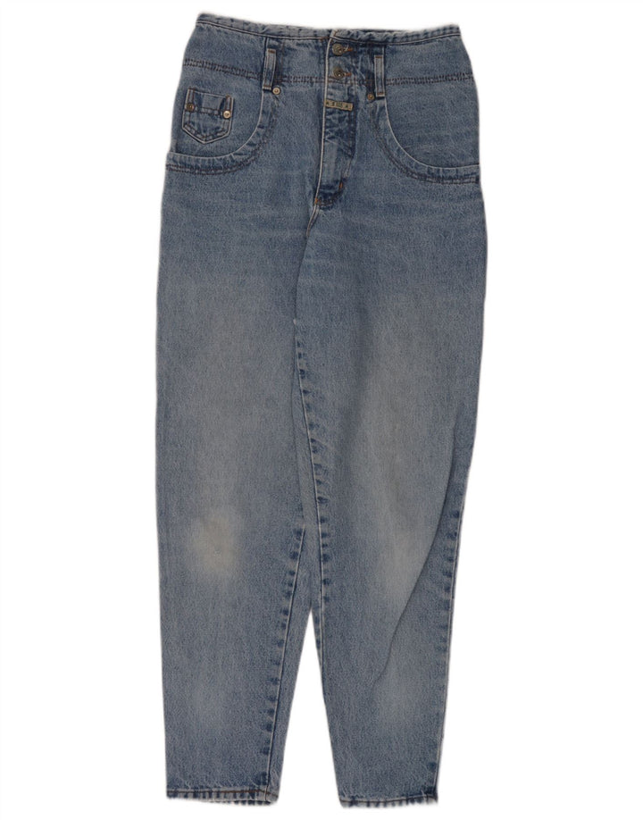 Vintage Womens Tapered Jeans Medium W28 L29 Blue Cotton