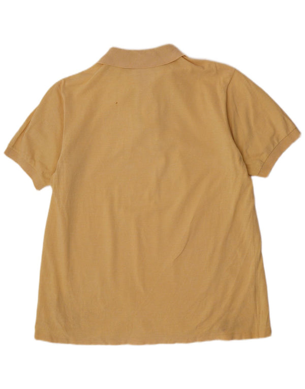 Lacoste Mens Polo Shirt Size 5 Large Yellow Cotton