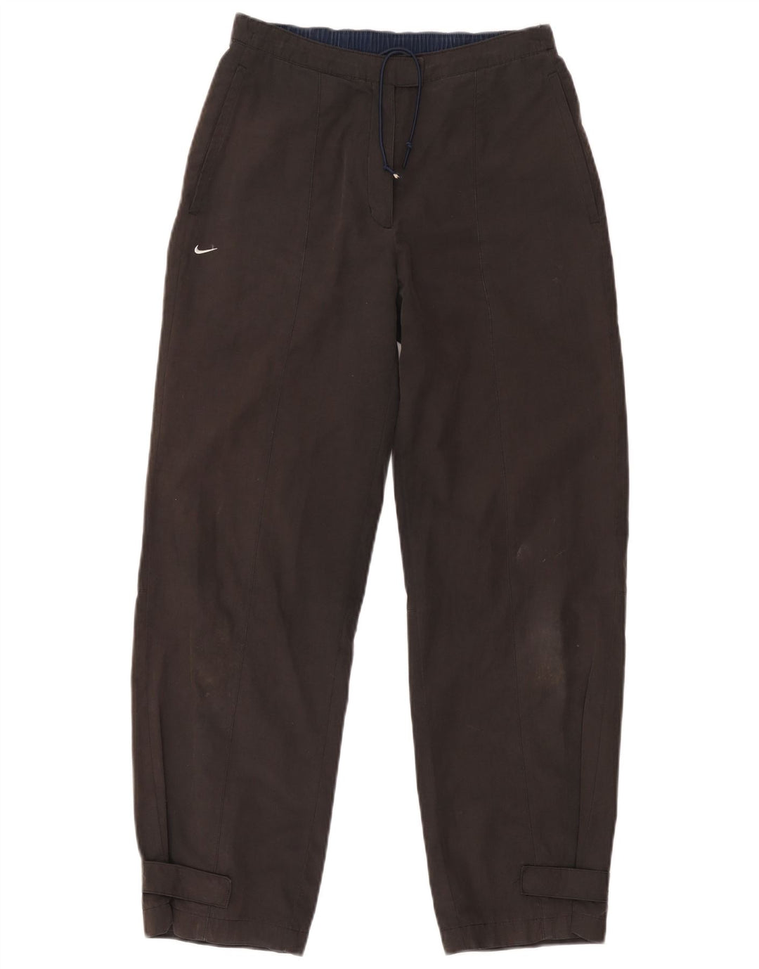 Nike Womens Straight Casual Trousers US 4/6 Small W30 L29 Grey Polyester