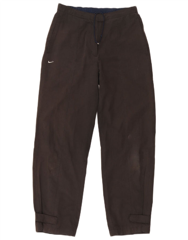 Nike Womens Straight Casual Trousers US 4/6 Small W30 L29 Grey Polyester
