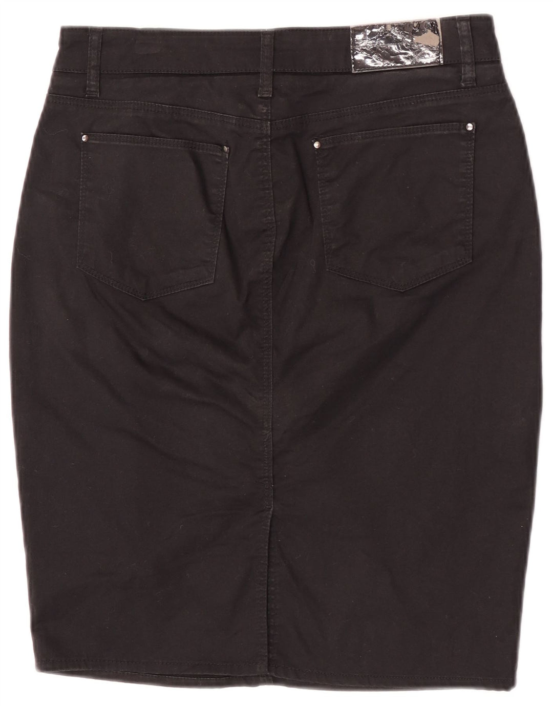 Zara Womens Pencil Skirt EU 40 Medium W30 Black Cotton