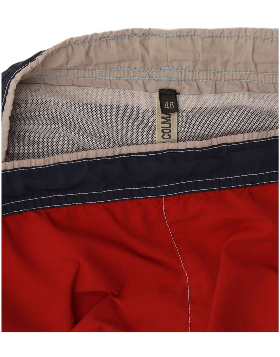 Colmar Mens Graphic Swimming Shorts EU48 Medium Red Colourblock