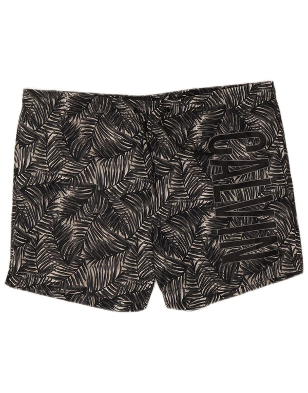 Męskie spodenki kąpielowe Calvin Klein Graphic XL, czarne, kwiatowe