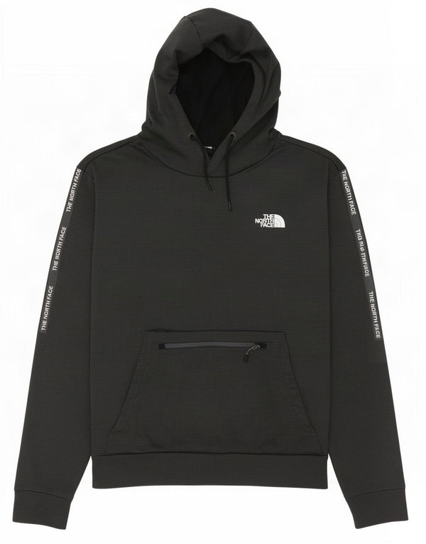 The North Face Ανδρικά γραφικά κουκούλα, μεγάλος γκρι πολυεστέρας