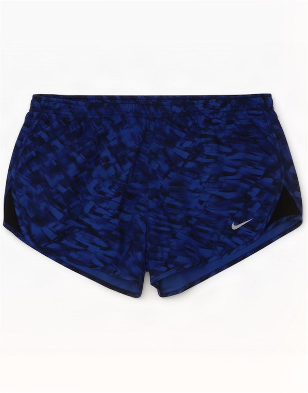 Γυναικείο αθλητικό σορτς Nike UK 14 Medium Blue Geometric Sports