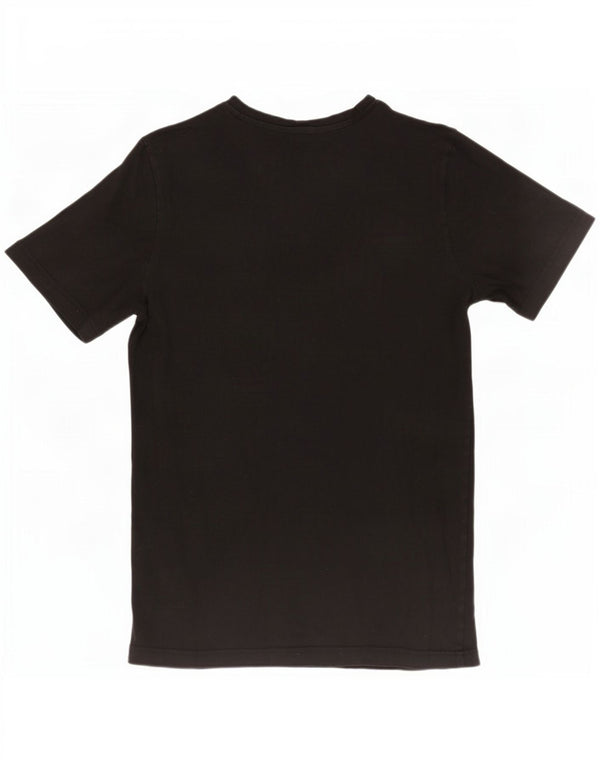 Puma Mens Graphic T-Shirt Top Medium Black Cotton