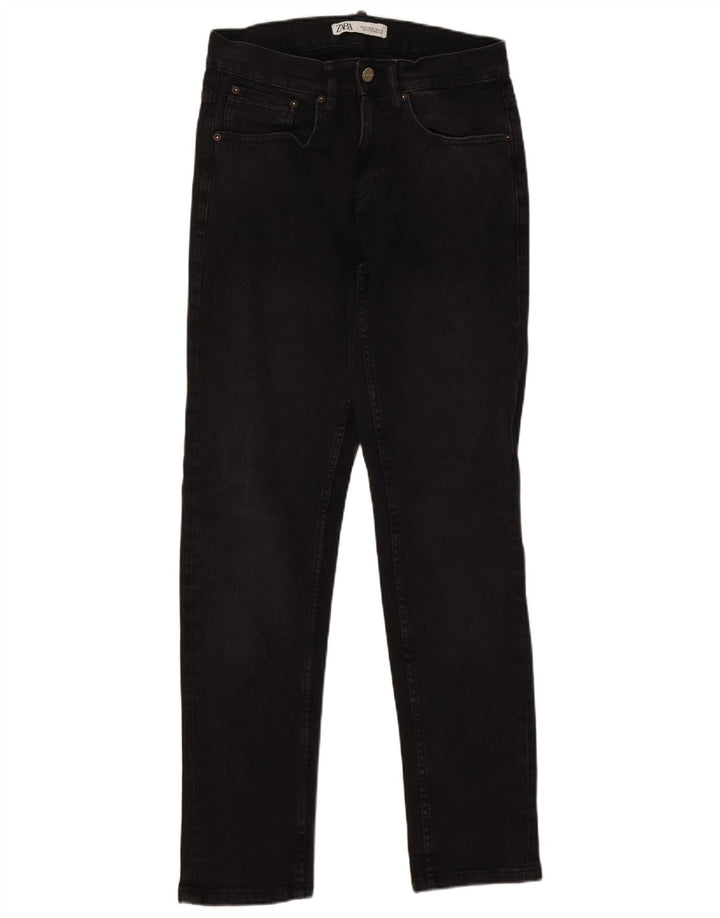 Zara Herre Slim Jeans EU 38 Small W30 L31 Sort