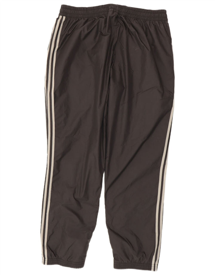 Adidas Mens Tracksuit Trousers Joggers 2XL  Black Polyester