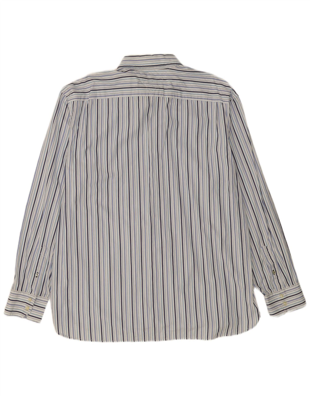 TOMMY HILFIGER Mens Shirt 2XL Multicoloured Striped Cotton 80s