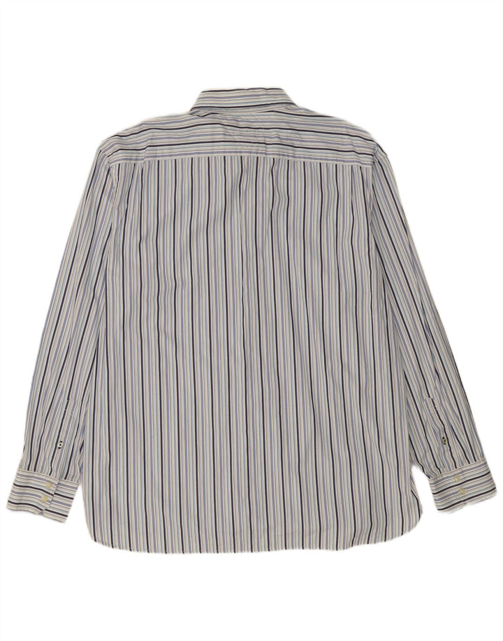 TOMMY HILFIGER Mens Shirt 2XL Multicoloured Striped Cotton 80s