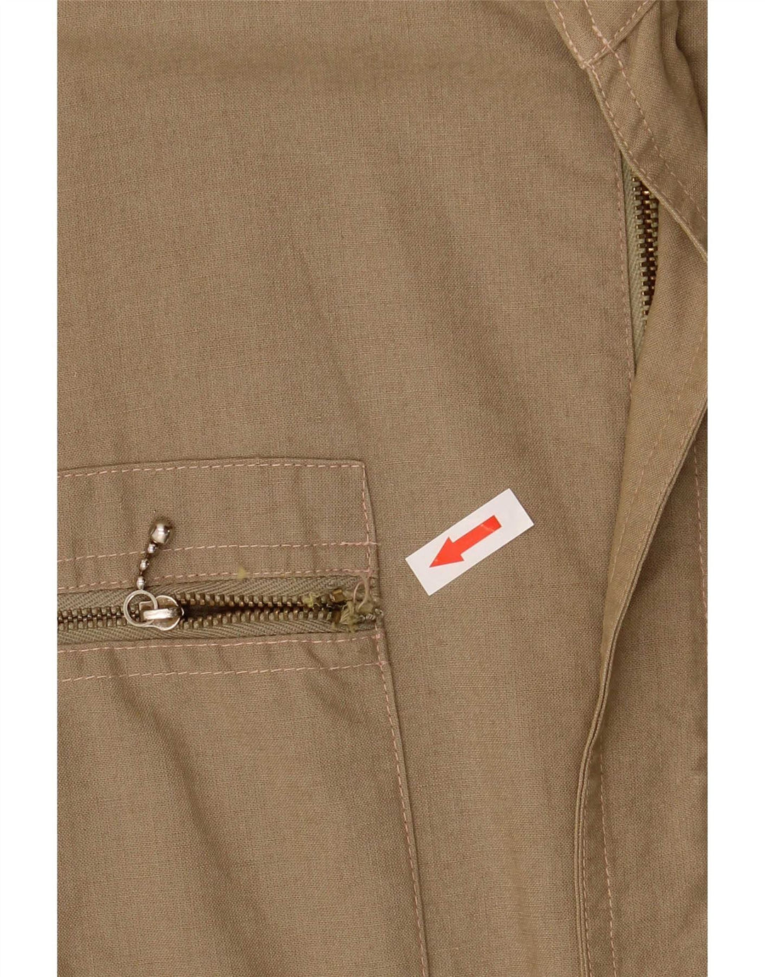 Chaqueta utilitaria vintage para hombre EU 48 Algodón caqui medio