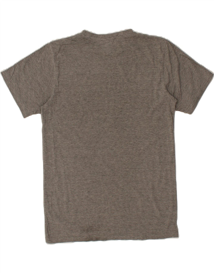 ELLESSE Womens Oversized Graphic T-Shirt Top UK 10 Small Grey Vintage Ellesse and Second-Hand Ellesse from Messina Hembry 