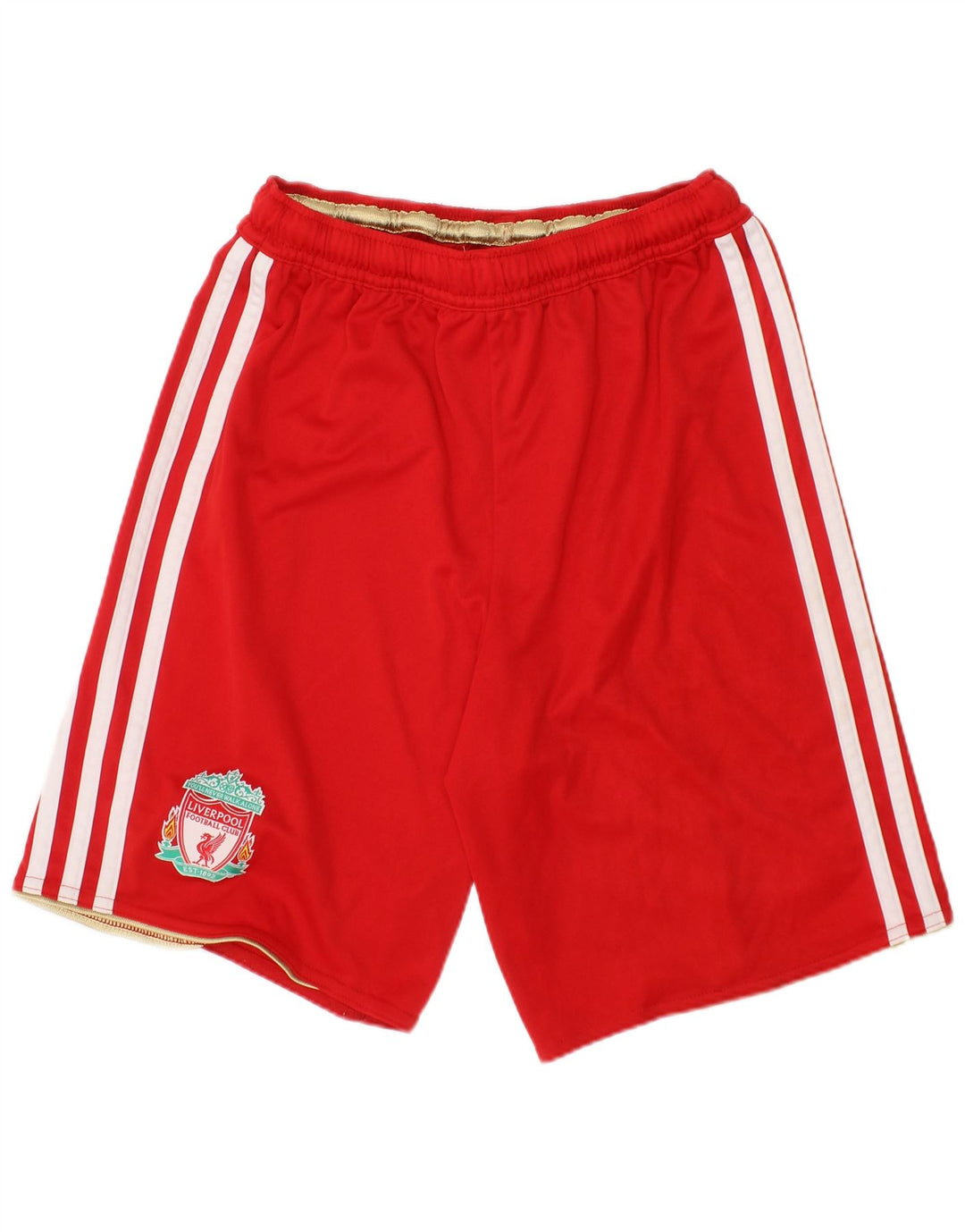 ADIDAS Boys Liverpool Sport Shorts 9-10 Years  Red Polyester
