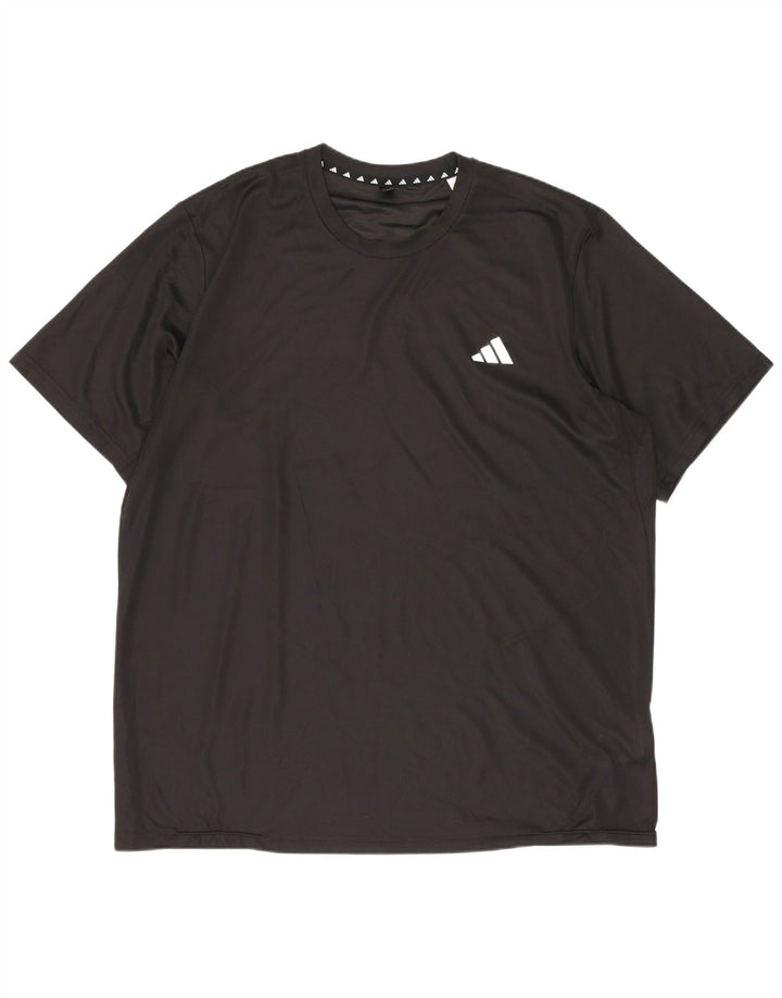 Adidas Mens Aeroready T-Shirt Top XL Black Polyester