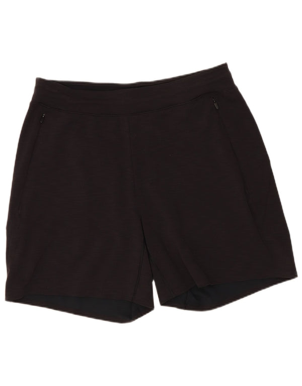 Lululemon Pantaloni scurti sport pentru femei UK 12 Medium Black Flecked