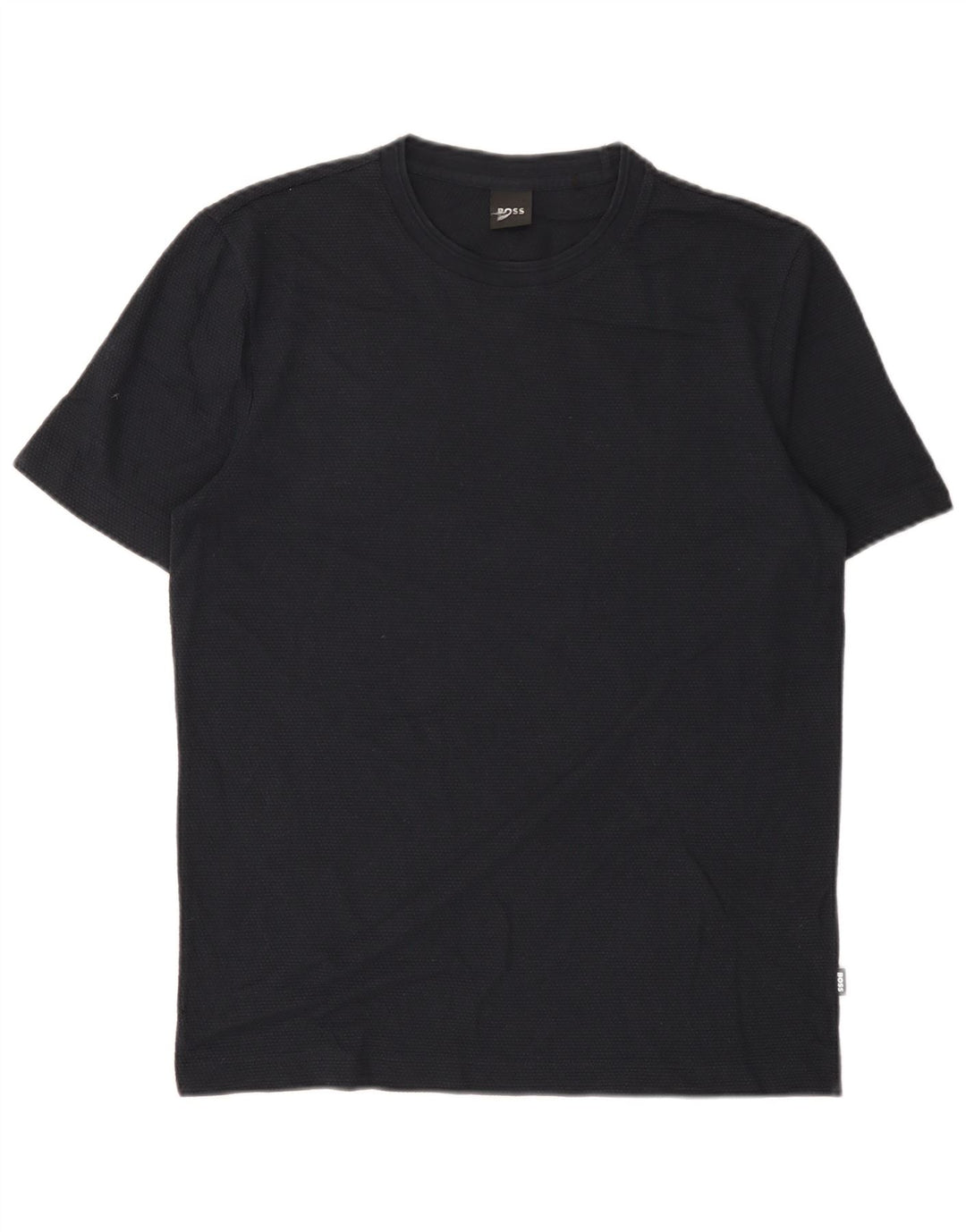 Hugo Boss Herren T-Shirt Top Medium Marineblau Baumwolle